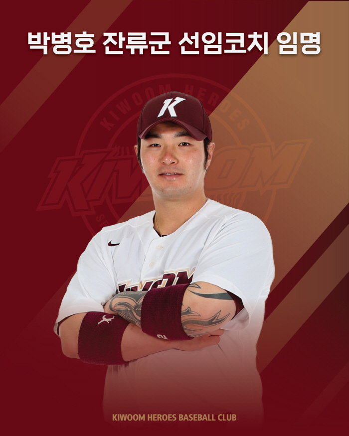  The home run king will return as a coach, Park Byung-ho Heroes will make a surprise return