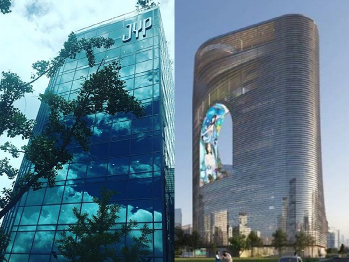 Park Jin-young's office building was built by Rain and Wonder Girls, and the office building was built by Stray Kids and TWICE (RAS)