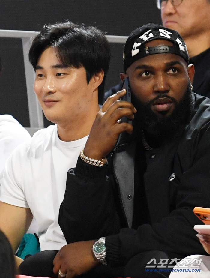  Major Leaguer Kim Ha-sung Marcell Ohjuna, basketball that he enjoys with his friends in Korea