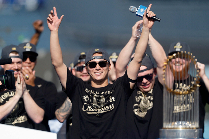 Wow, he's a man with everything. He's even nominated for the World Series MVP and the Cy Young Award