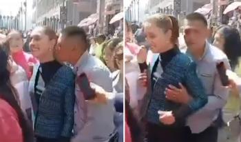 Escape sexual harassment on the streets of Mexico's president...controversy over poor security