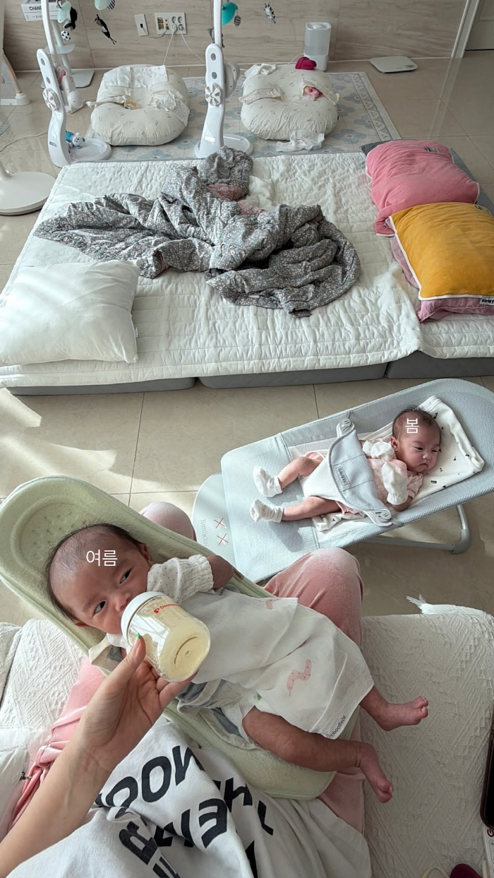 Kim Ji-hye, 50 days of emergency birth for twins, urgent S.O.I'm sorry I'm a novice mom and dad