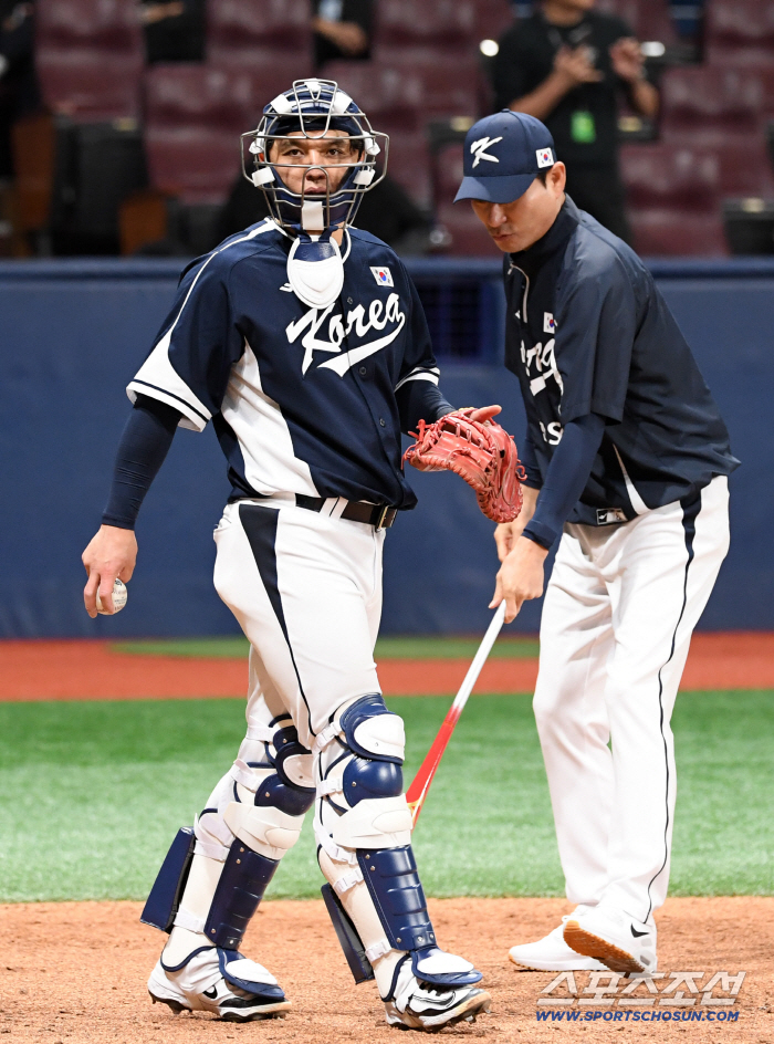  Catcher Park Dong-won joins the national team with the spirit of winning