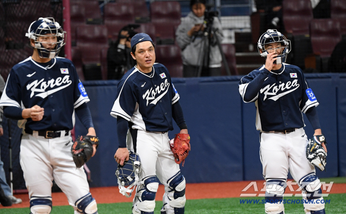  Choi Jae-hoon national team catcher's team of Cho Hyung-woo and Park Dong-won
