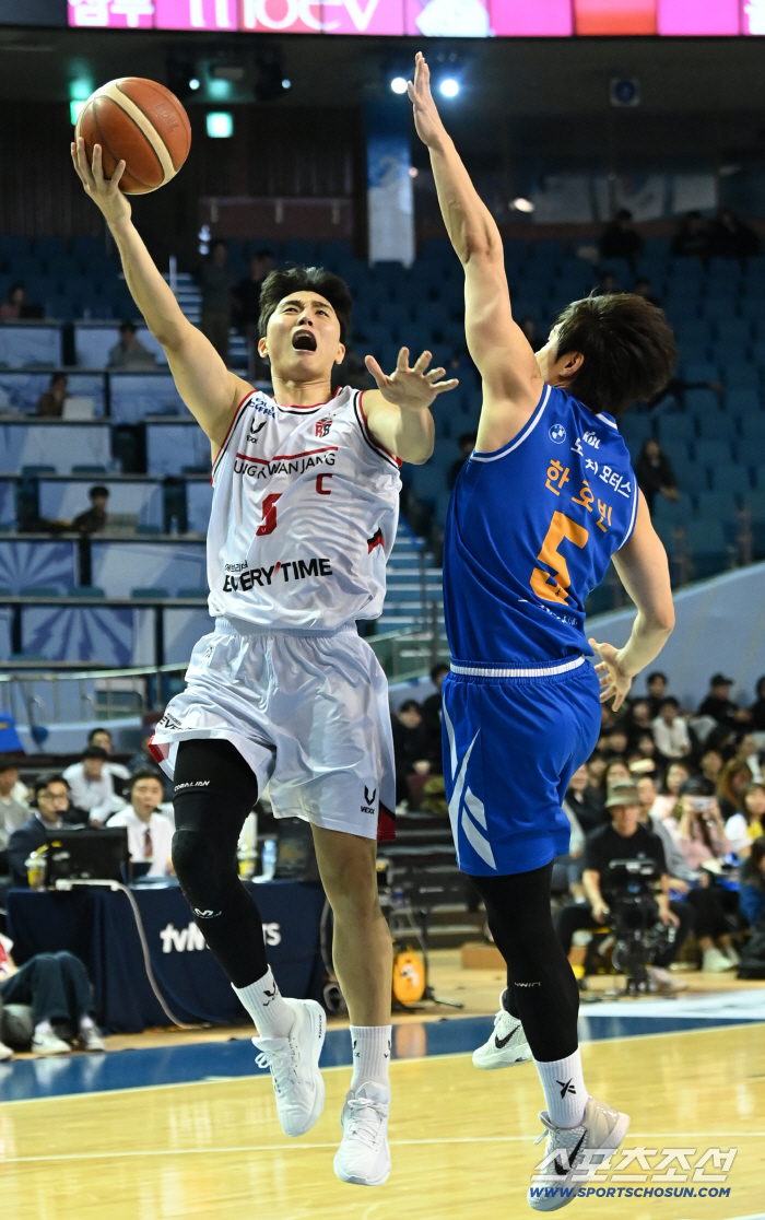  Park Jihoon, avoid HAN HOBIN, layup!