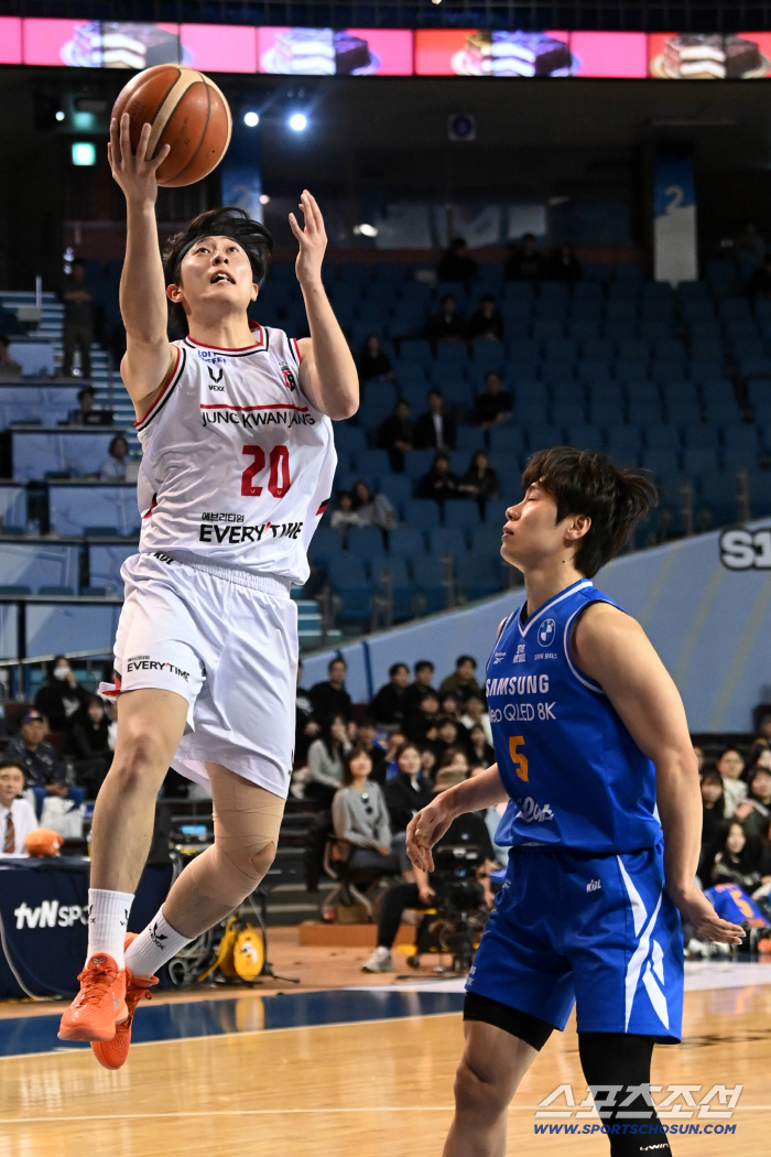  So Junhyuk is trying a layup