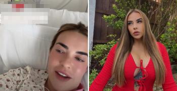 Actress with a breast prosthesis removed, if you go back to the past, you don't zoom in