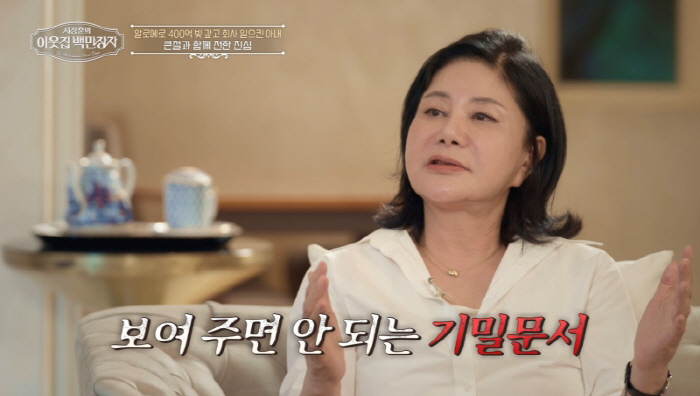 Annual sales of 100 billion won, husband Kim Jung-moon reveals tremendous legacy 50% back to society