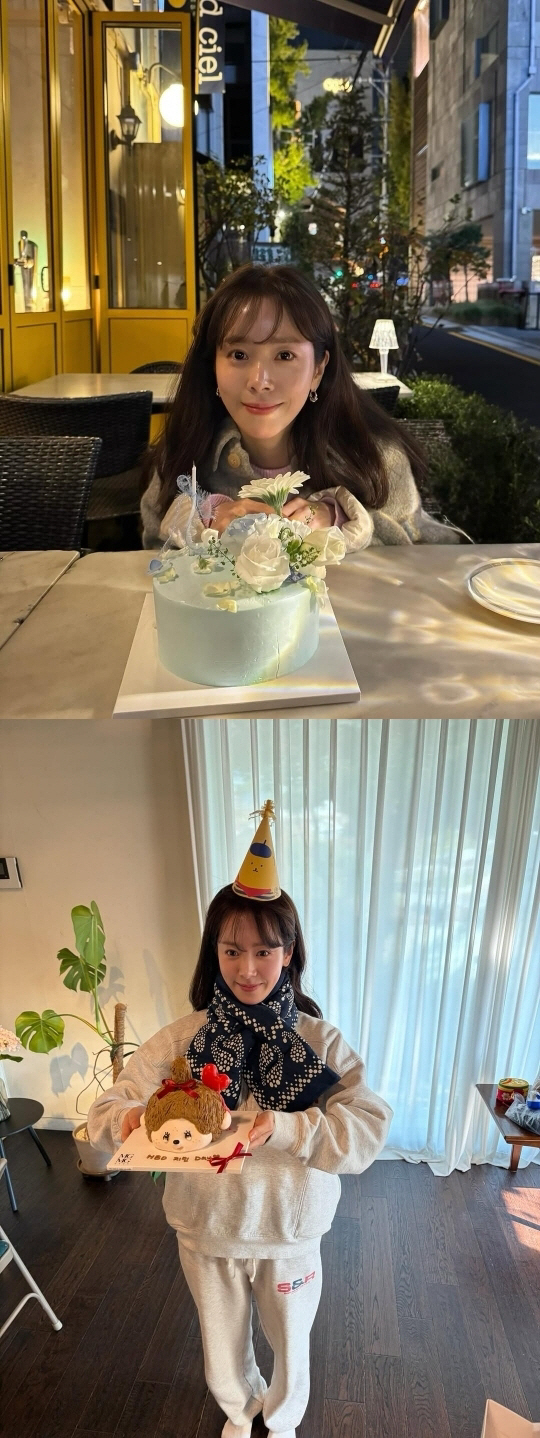 Choi Jung Hoon ♥ Han Ji Min, a birthday party full of hearts..I love you as much as the universe