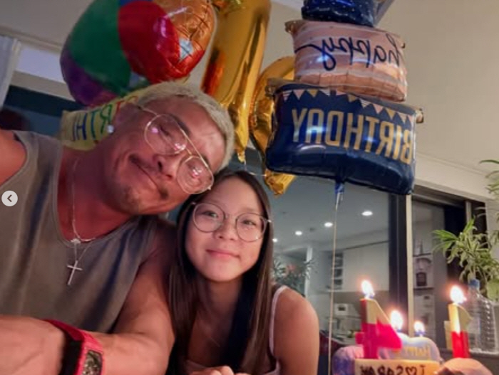 Choo Sung-hoon, his daughter who dreams of being a model, cheers for Chu Sarang. Have a sense that we don't have, I hope you believe in yourself and live.