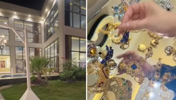 Controversy over the luxury life of a woman married to a Saudi man...You brag about your money. You're going to suffer from bad comments