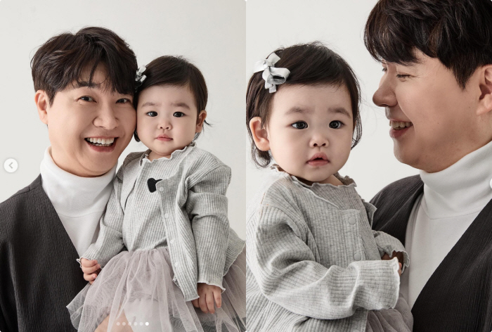 Park Soo-hong, the late daughter was a lucky girl..This year alone, 15 commercials and a father-daughter pictorial are good