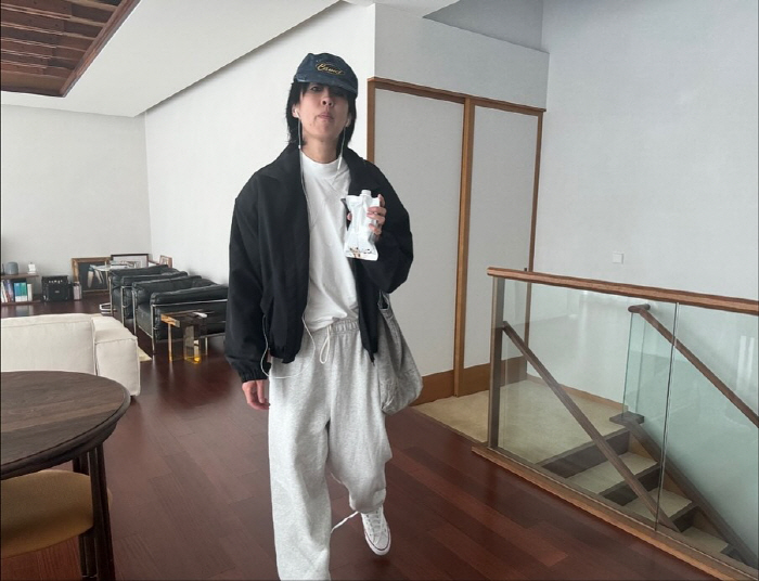 180cm Hong Jin-kyung, after losing 40kg, is a good day to play tennis thoroughly