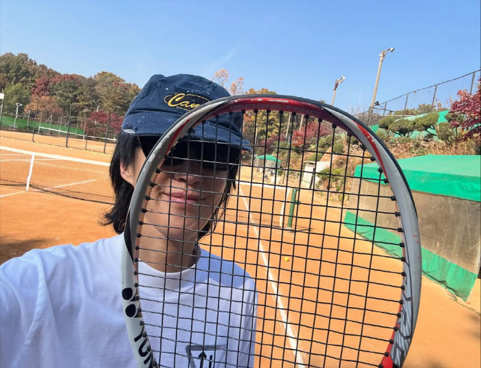 180cm Hong Jin-kyung, after losing 40kg, is a good day to play tennis thoroughly