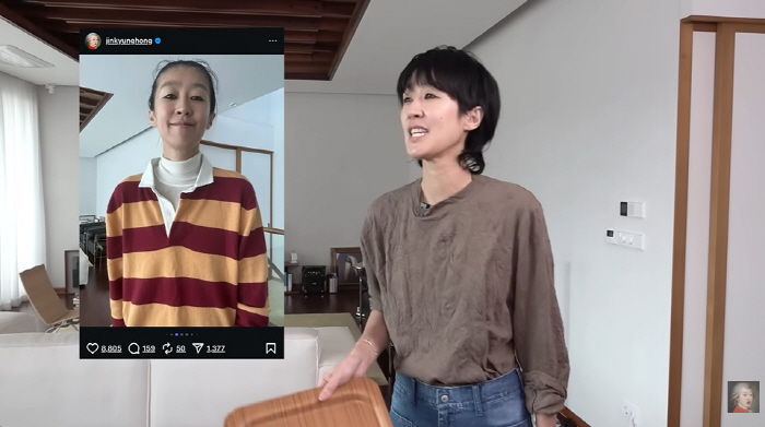 180cm Hong Jin-kyung, after losing 40kg, is a good day to play tennis thoroughly