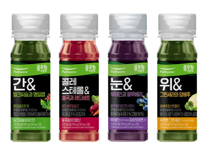 Cumulative sales surpassed 20 million bottles in 3 years and 8 months after the launch of convergence health functional foods...Pulmuone Green Juice Plans to Expand Lineup
