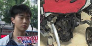 A high school student who saved an elderly couple from the fire wearing only panties praised a heroic underwear man