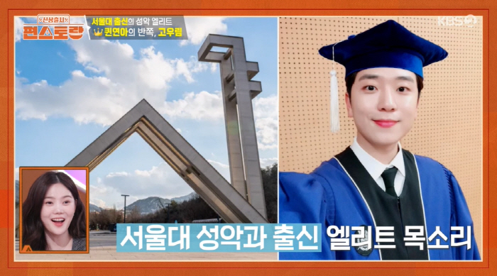 Kim Yu-na ♥ Ko Woo-rim, a graduate of Seoul National University Appearance → You have a voice (Pyeon-Storang)