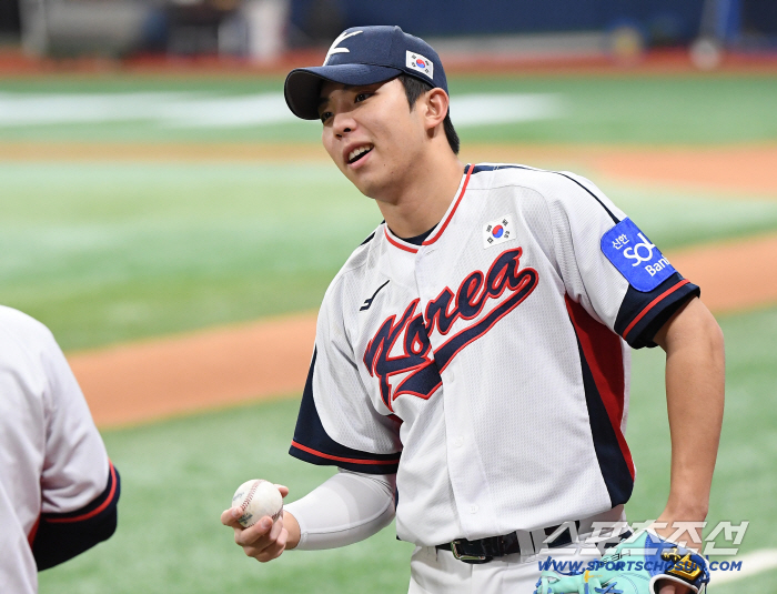  Kim Youngwoong preparing for training