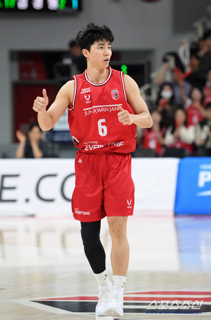  Park Jihoon, thumbs up