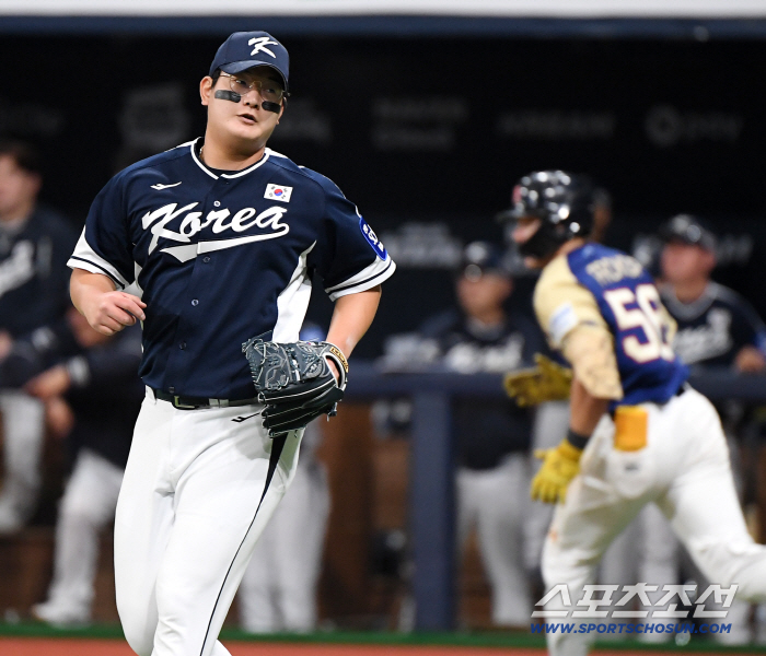 The diagnosis of Kim Seo-hyun and Ryu Ji-hyun, whose only loss in Korea for two days, was exhausting. However, the reason for the replacement was the number of pitches