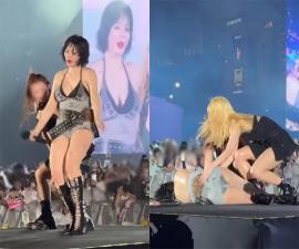 Hyuna who lost 10kg, I don't remember any fainting during the Macau concert..I'm going to increase my stamina. 