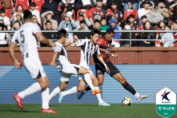 In the 90th minute, when it was fierce without scoring, Pohang Seoul maintains a six-point gap in the final Ki Sung-yueng derby 00 draw this season (on-site review)