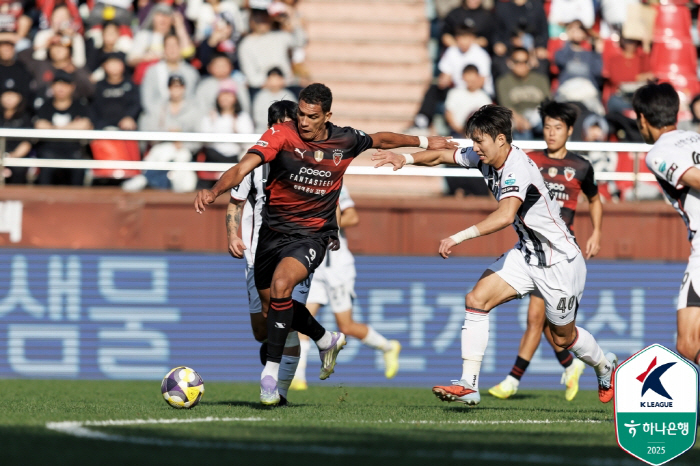 In the 90th minute, when it was fierce without scoring, Pohang Seoul maintains a six-point gap in the final Ki Sung-yueng derby 00 draw this season (on-site review)