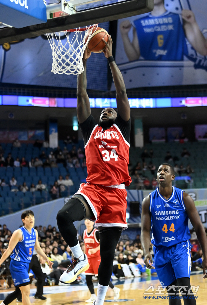  Jamil Warney Double Double → Oh Se-geun's fighting spirit with 40 needles succeeded in avenging Seoul SK, overpowering S Derby Samsung 7567