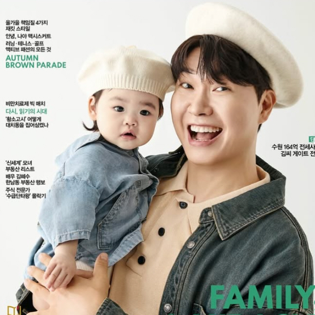 Park Soo Hong's 1-year-old daughter, the bigger the father is..The doll's visuals that shot 15 commercials