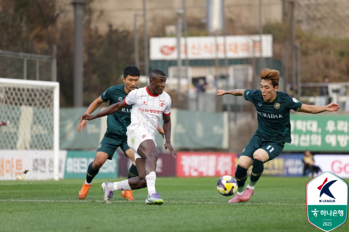 Promoted! Vasani's winning goal Bucheon and Gimpo are 10 wins and 3rd place the highest ranking of the team