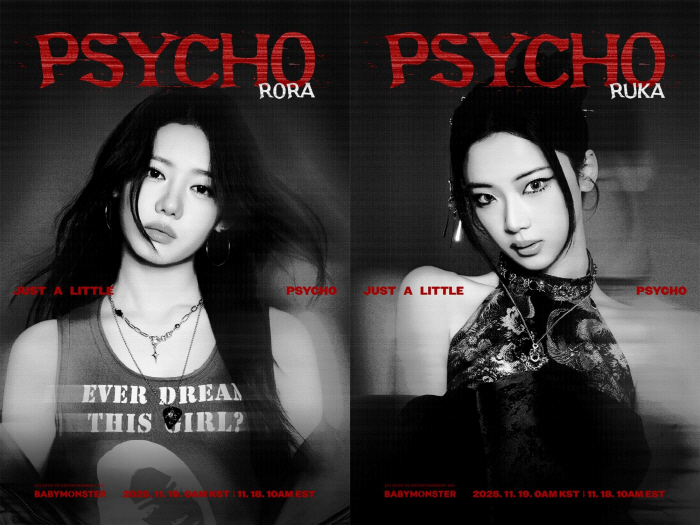 BABYMONSTER Unveils Intense Visuals for ‘Psycho’ Featuring Ruka and Rora