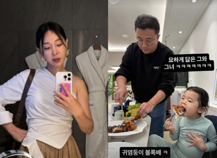 Lee Ji-hye and second Elly ♥ Moon Jae-wan's fish-shaped bun, cutie, convex belly, lovely explosion