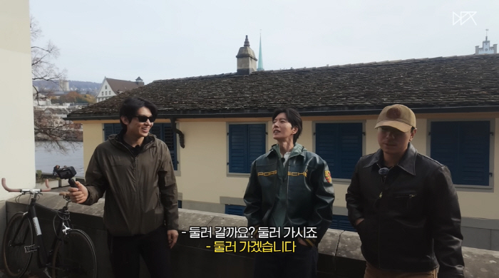 Park Hae-jin and Dex mistaken a person for a wax figure who had a big accident while traveling..I'm so sorry