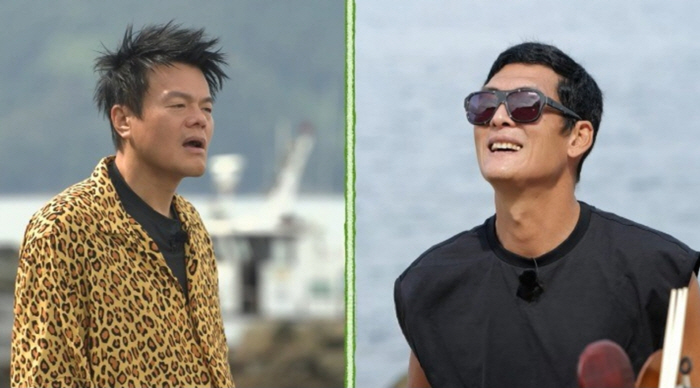 Park Jun-hyung, it turns out that he's 2 years younger than JYP's Park Jin-young, but he's always been strict with me. (Thank God)