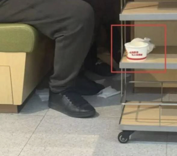 Put it on a paper plate with a child's urine at a famous restaurant...Is it a public restroom? Public anger