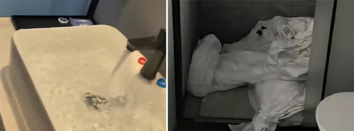 Woman Floods Hotel Room Due to Refund Refund, 300 Times Accommodation Cost...a master of the call of anger