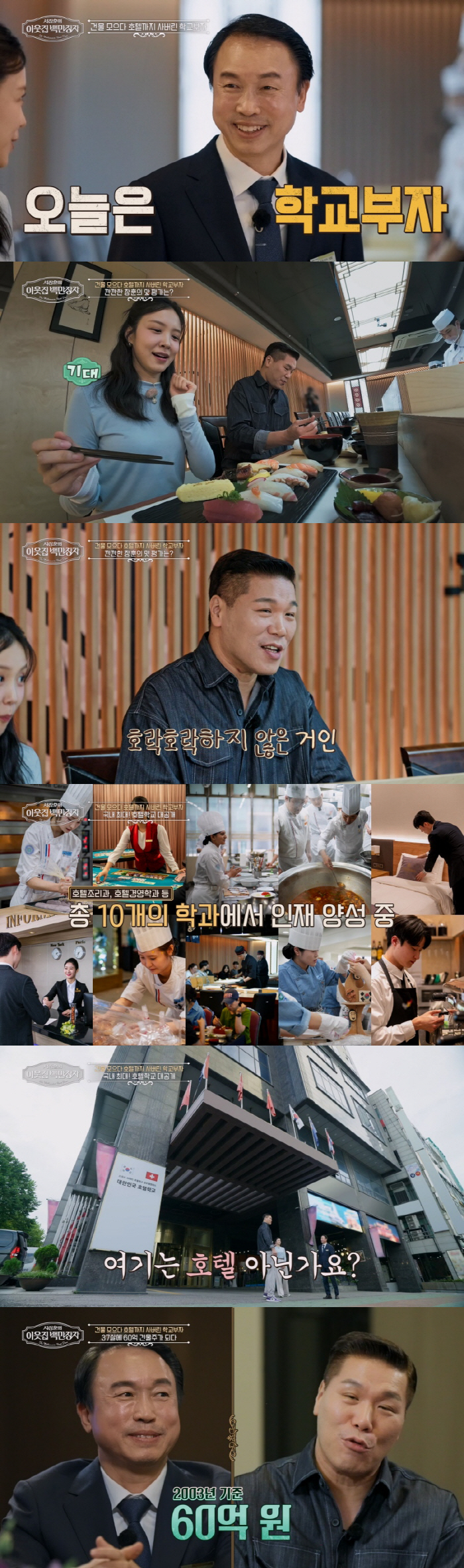 6 billion building owners → 65 billion hotels..Seo Jang-hoon's life as a penniless country boy was surprised