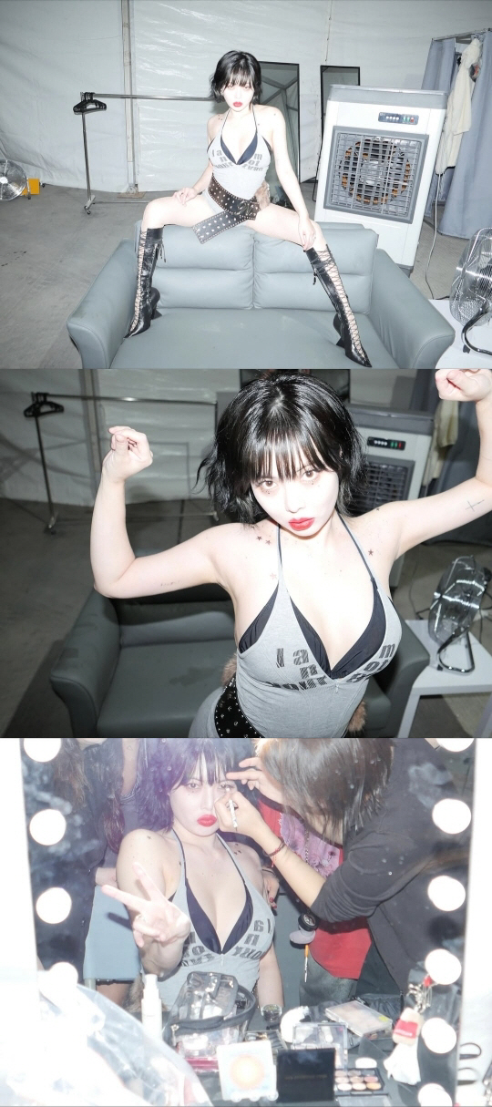 HyunA Fainted On Stage, Show Me Your Waiting Room Photo. Thank you all