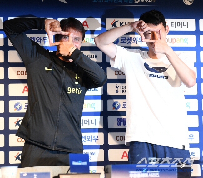 Without Son Heung-min, he's unhappy. Again, he's using Tottenham-style verbal abuse! Conte Risks finally started. I can't be with the dead. I'm shooting the player