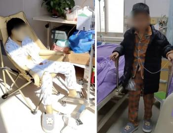 A 10-year-old boy who had most of his organs removed in a medical accident...Mom, I want to know the truth. Tears