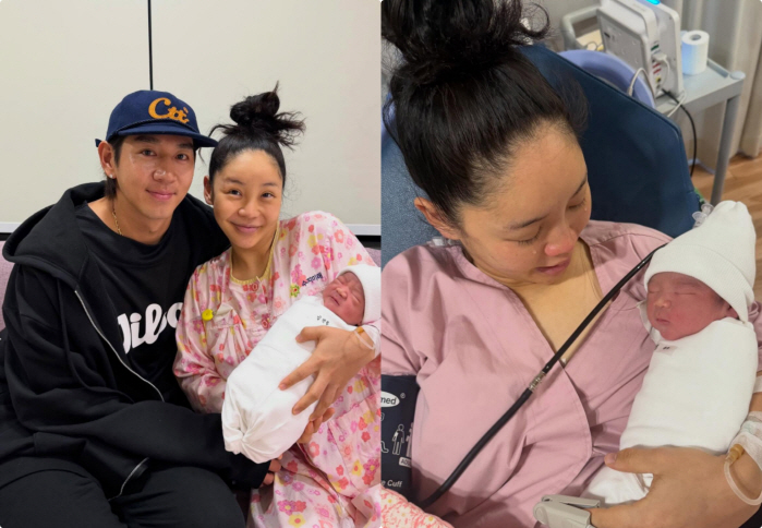 Lee Dae-eun ♥ Trudy became a parent after 4 years of marriage..Hold your son and cry. I love you, Geumdong