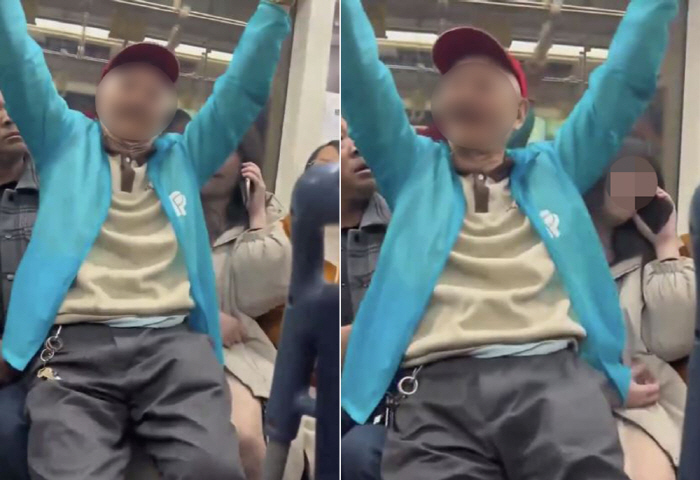 An old man sitting on the lap of a woman who refused to give up her seat on the subway...a flurry of accusations of sexual harassment