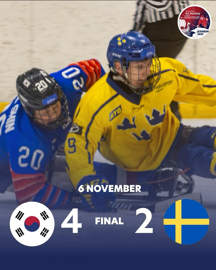 Para ice hockey, which was written in Pyeongchang as a reality, can't make it to Milan, but failed to play for 5 consecutive games due to Slovakia's loss