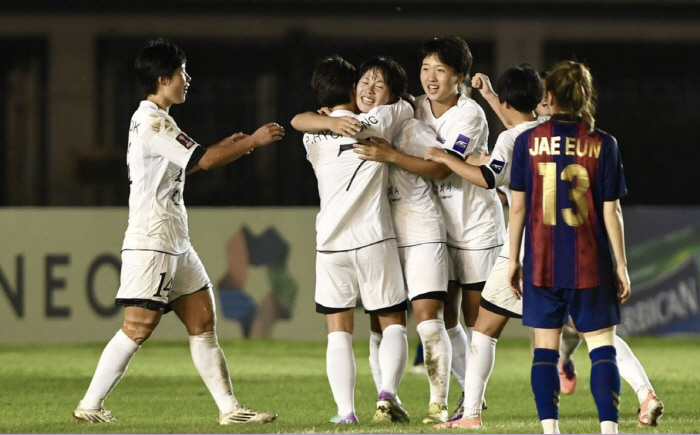 The first-ever inter-Korean club competition was also strong. Suwon FC Women lost 0-3 to my hometown, winning 1 and losing 3rd place in the group