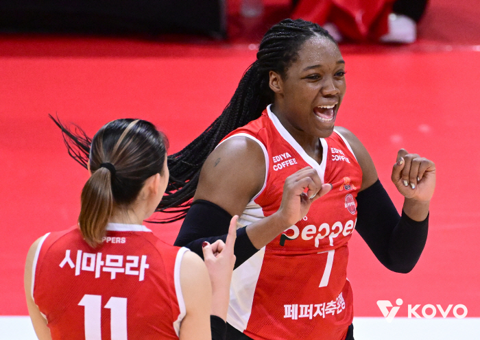 Joishimamura's double guns were also powerful! Pepper Savings Bank Captures Heungkuk Life to Retake Second Place 