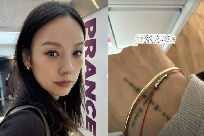 Lee Hyo-ri has a clear cross tattoo on the back of her hand, followed by her body-engraved belief