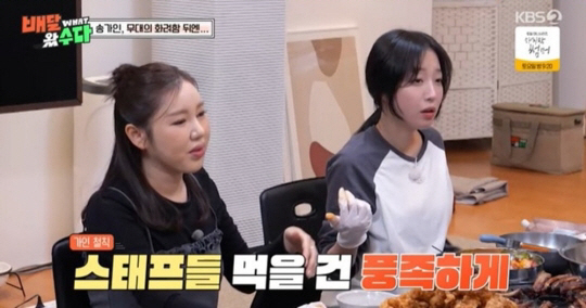 Song Ga-in and staff members cost 40 million won a month and 700,000 won a meal..Manager gained 30kg
