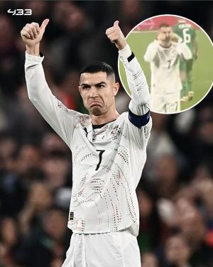Coach, you pressed the referee. Ronaldo, who ended up with an elbow, left for the first time in 226 A-match games…Portugal shock defeat
