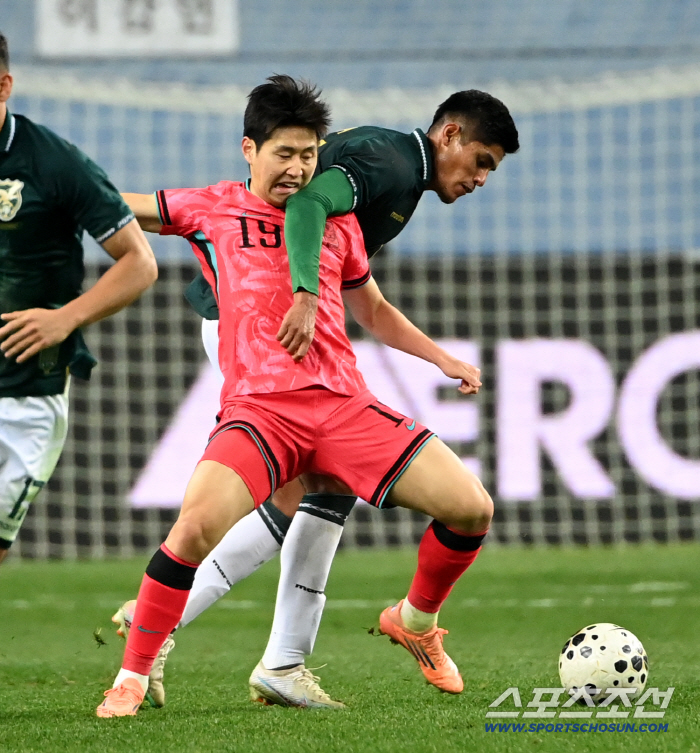  Plan A returns, but Hong Myung-bo finishes the first half 00 with Bolivia